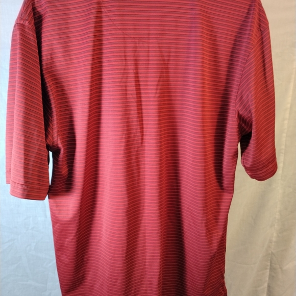 Men's Links Red,Black Polo Collared Short Sleeve Shirt Size Large - Picture 2 of 3